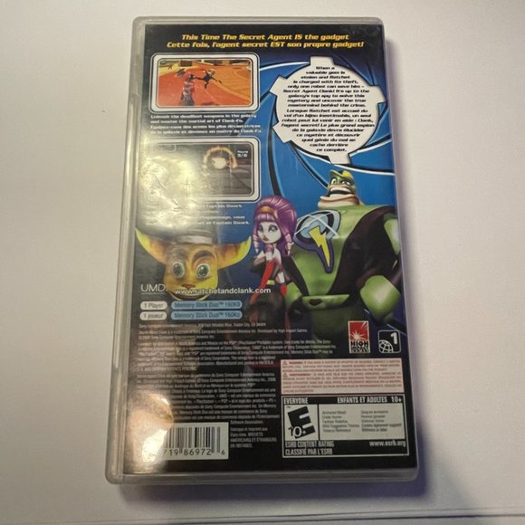 Secret Agent Clank Sony PSP Complete in Box - Picture 2 of 3